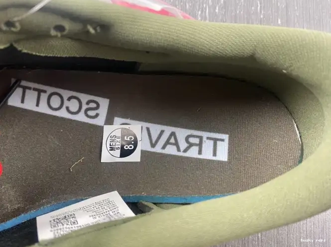 Rep Husky 'BLACK SP AIR SCOTT LOW 1 TRAVIS OLIVE' JORDAN X OG DM7866-002 0618